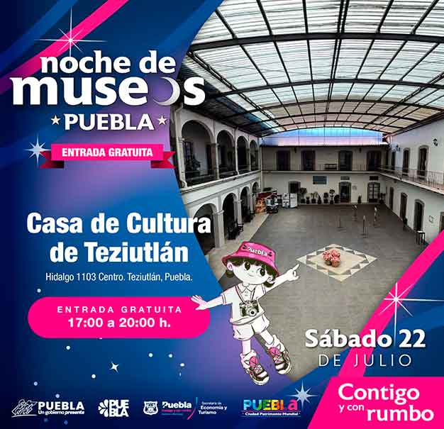 Lánzate este fin de semana a la Noche de Museos en Puebla