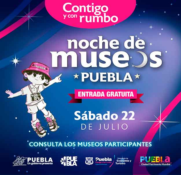 Lánzate este fin de semana a la Noche de Museos en Puebla