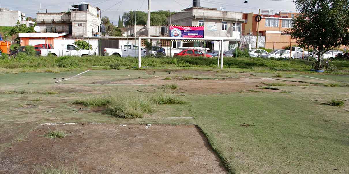 Será rehabilitado el espacio deportivo de la colonia Hacienda El Cobre