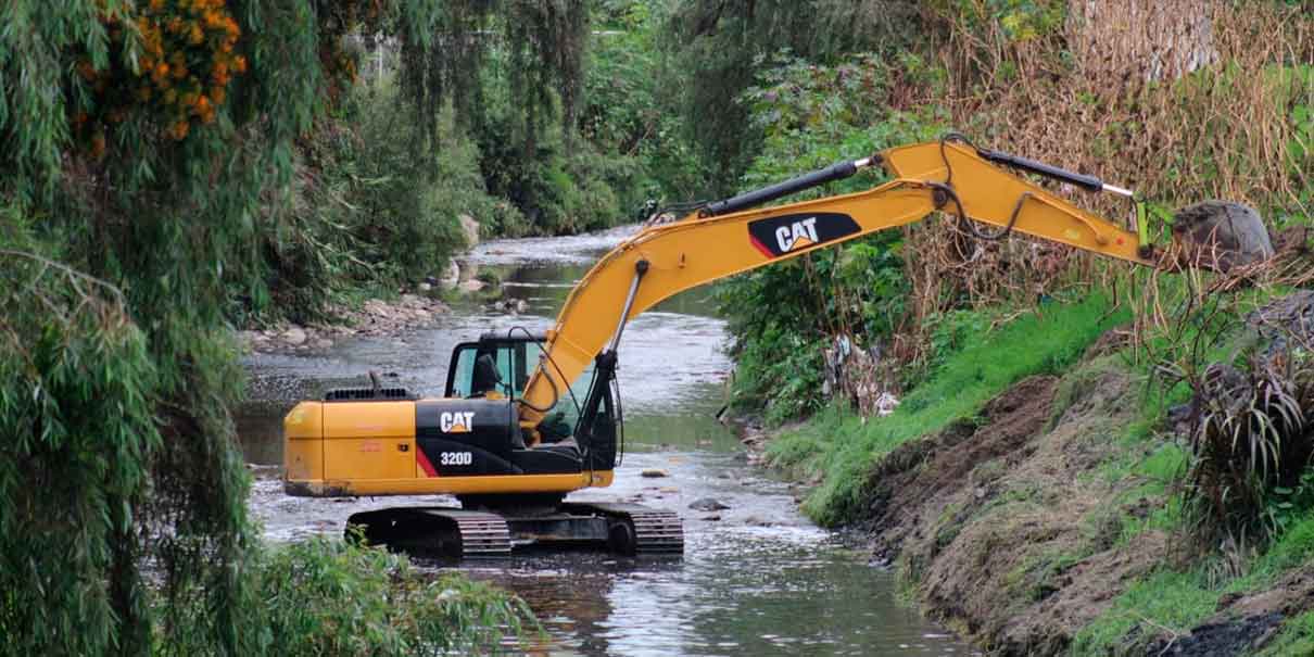 Retiran más de 136 toneladas de residuos sólidos en barrancas de la capital poblana