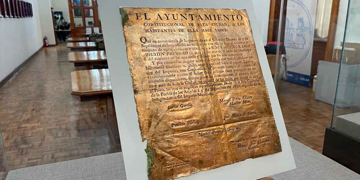 Lista la Exposición de Documentos Históricos “De la Independencia al Primer Imperio de México”