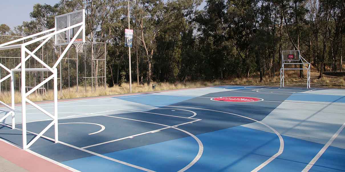 Lista para el torneo la Cancha de Pádel en el Parque de Amalucan