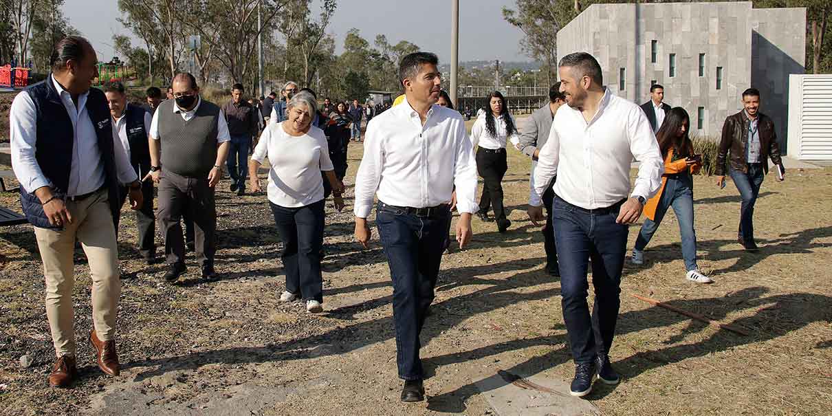 Lista para el torneo la Cancha de Pádel en el Parque de Amalucan