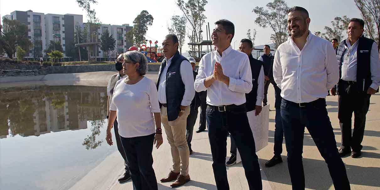 Lista para el torneo la Cancha de Pádel en el Parque de Amalucan
