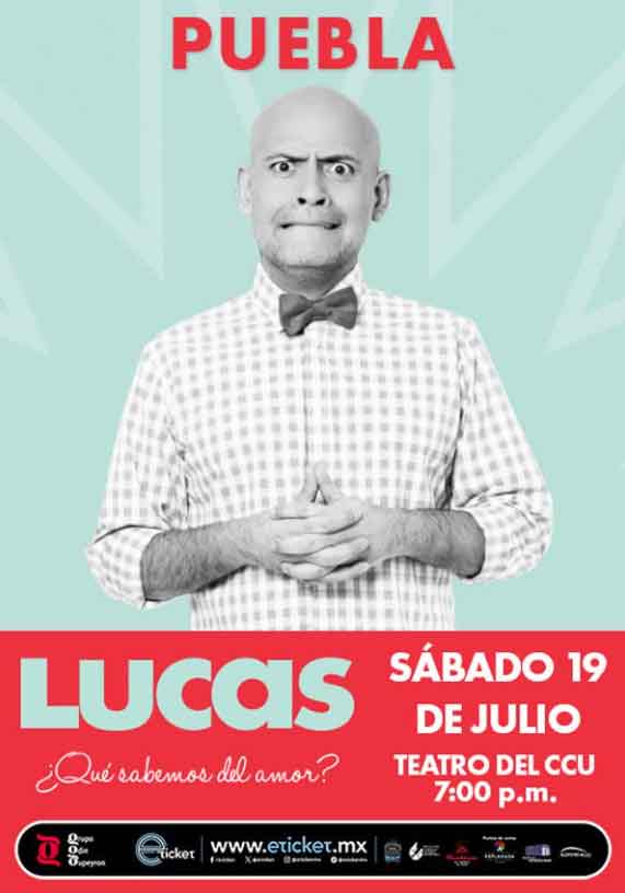 Odín Dupeyrón trae a Puebla su obra “Lucas” en función única