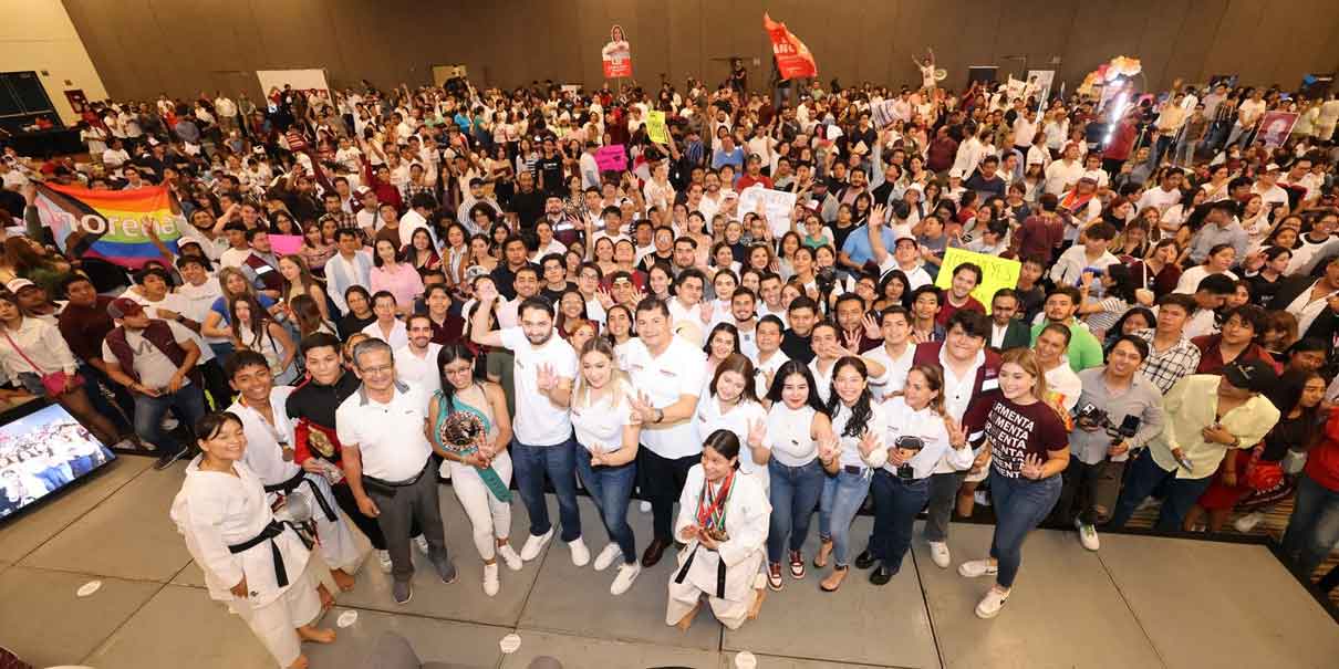 Armenta: los jóvenes, visión de progreso en Puebla