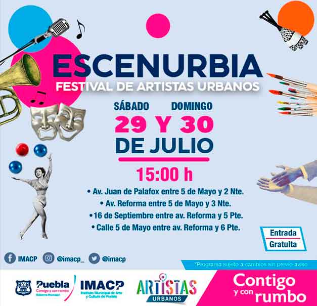 Los sábados y domingos son de arte y cultura en Puebla capital