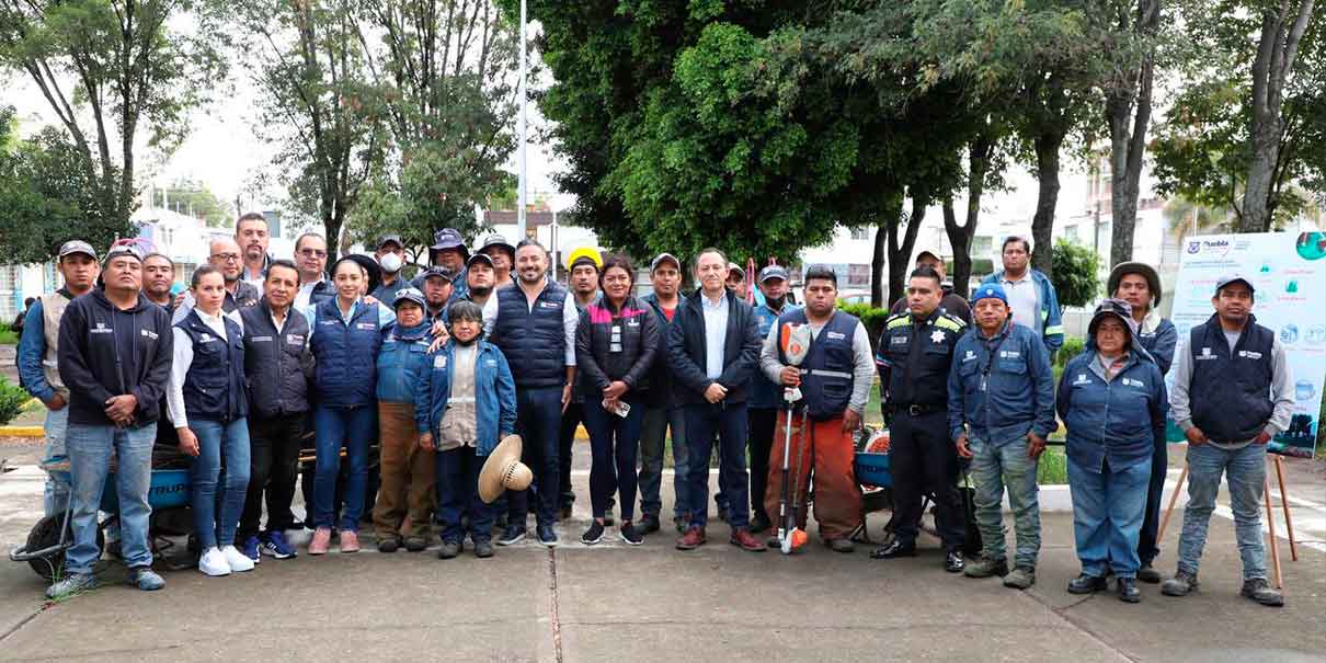 Luce nueva imagen el Fovissste San Manuel con jornada de limpieza