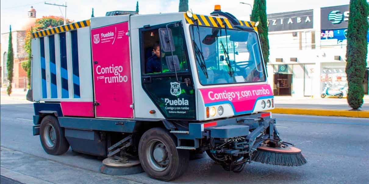 Puebla capital con más de 34 mil kilómetros de vialidades limpias