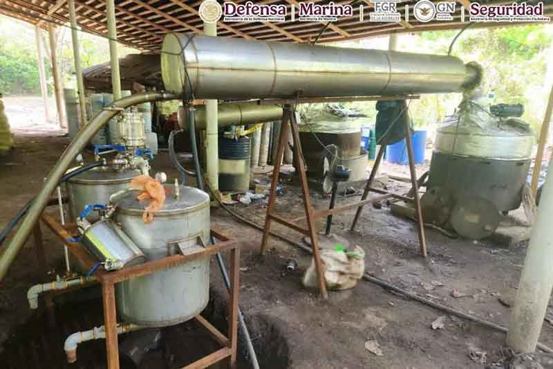 México confisca 9 toneladas de drogas en Chiapas, Guerrero y Tijuana