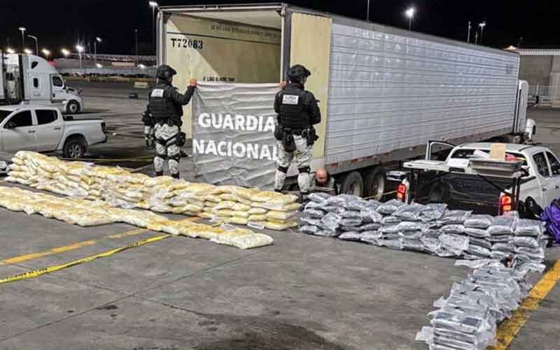 México confisca 9 toneladas de drogas en Chiapas, Guerrero y Tijuana