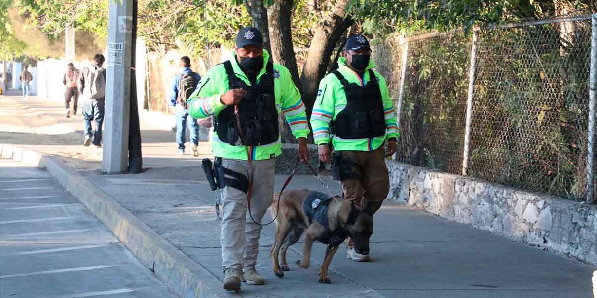 Mayor seguridad a maestros y alumnos con Operativo Escuela Segura en Puebla capital