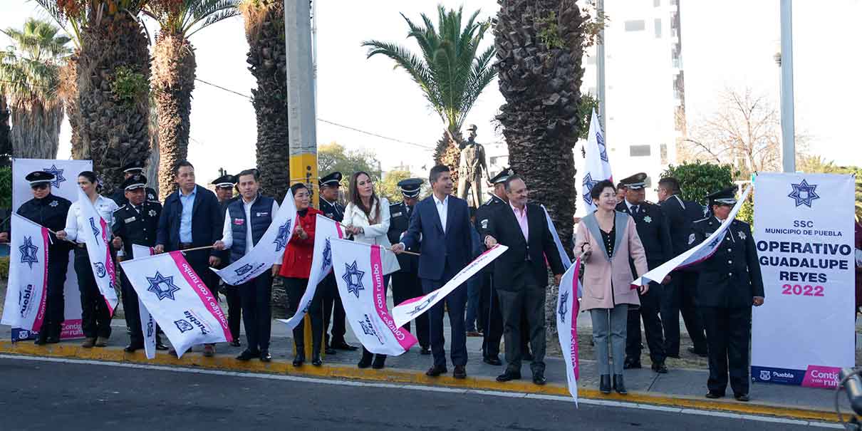 Mil 300 policías vigilarán la capital poblana con “Operativo Guadalupe Reyes”