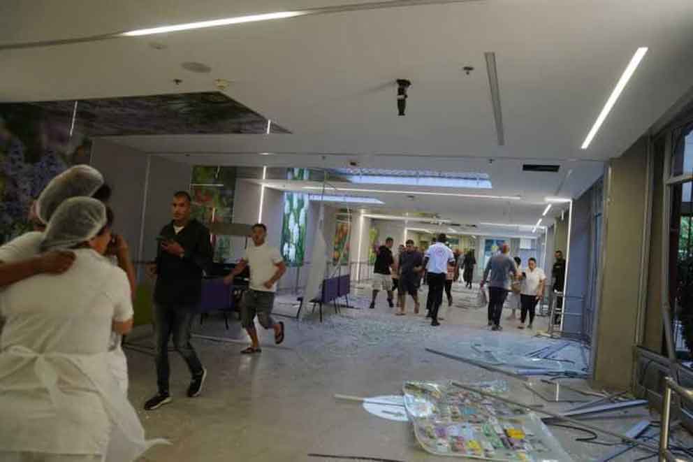 Misil iraní impacta hospital en Israel; Tel Aviv responde con bombardeo a reactor nuclear