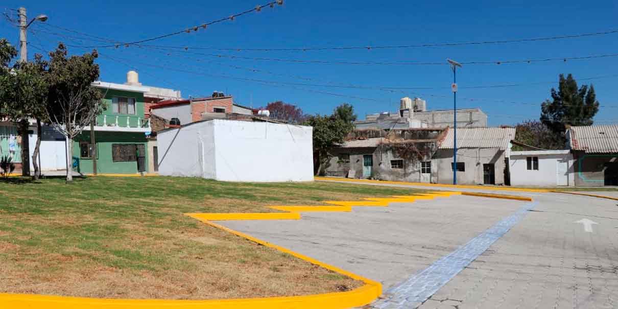 Obras brindan mayor seguridad a colonias de Atlixco