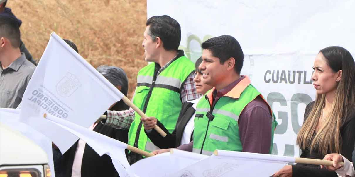 Omar Muñoz da banderazo de inicio a importante acceso al municipio sobre Periférico Ecológico