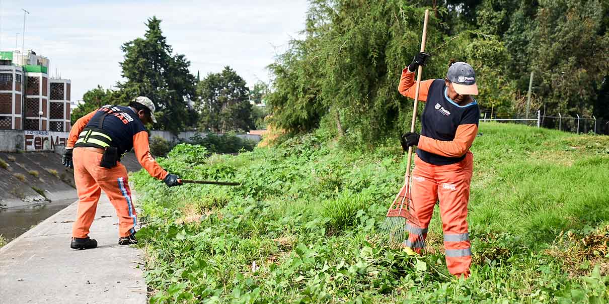 Para evitar inundaciones y ganarle a las lluvias inicia la limpieza de barrancas en la capital