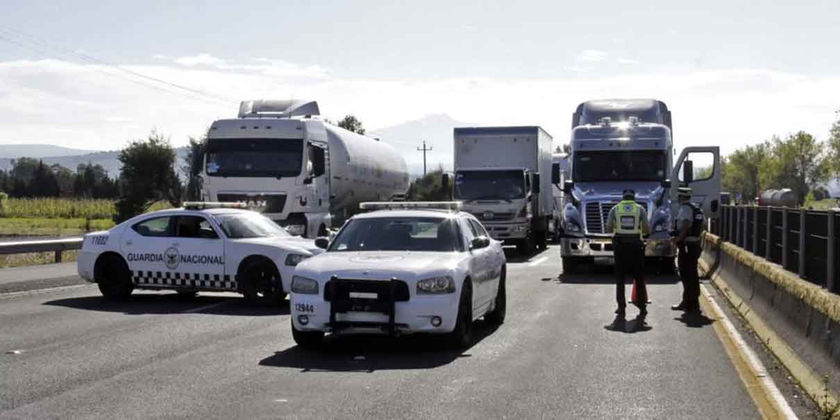 Despliega la Guardia Nacional elementos, helicópteros y drones en la autopista México-Puebla