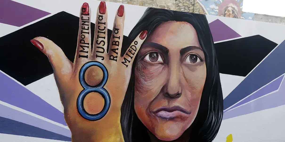 Por trabajos de mantenimiento fue borrado el mural a las víctimas de violencia ácida