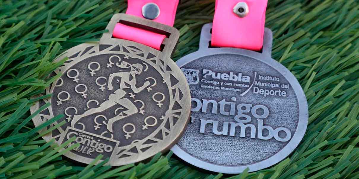 Presentan playera y medalla para la Carrera Contigo Mujer 2023
