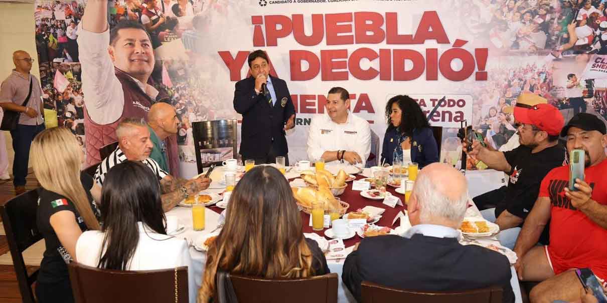 Puebla, tierra de campeones expresa Armenta al reiterar la construcción del Centro de Alto Rendimiento