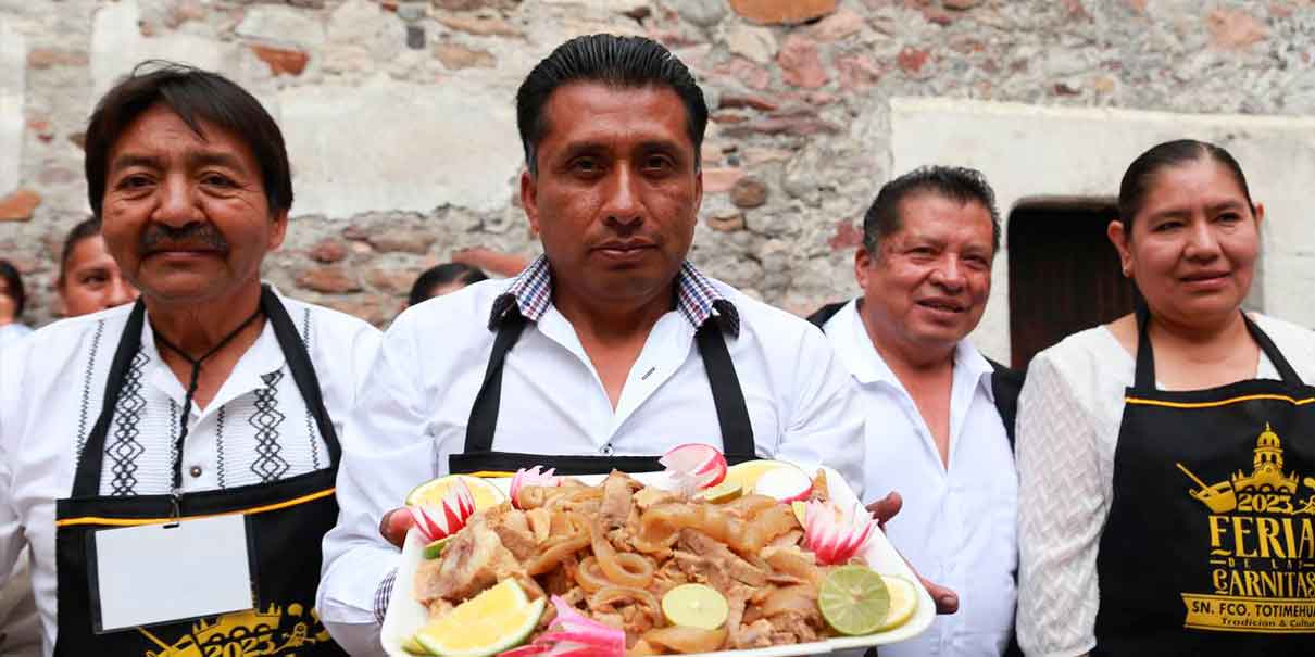 Del 3 al 6 de agosto ven a la Feria de las Carnitas en San Francisco Totimehuacán