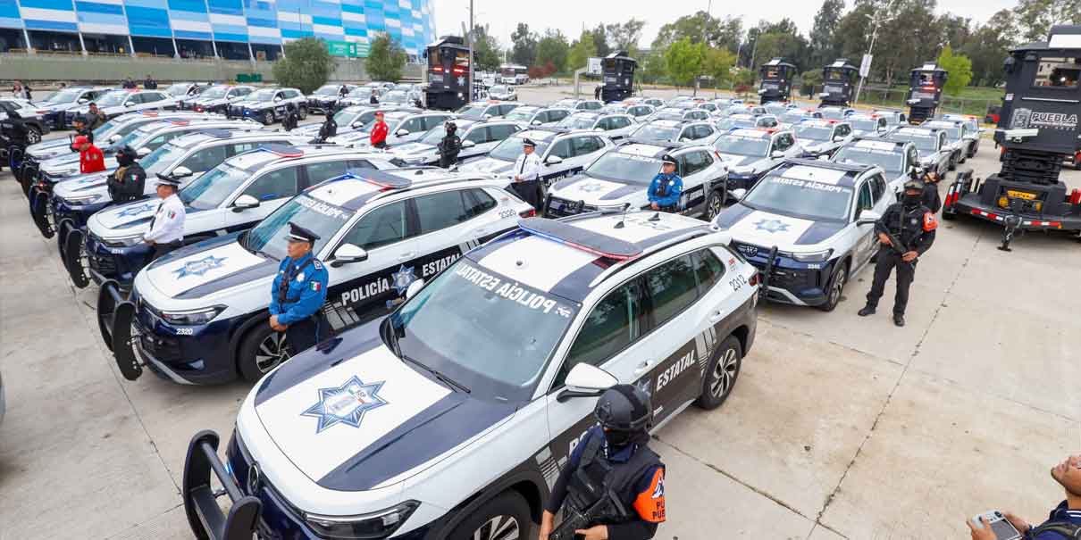 Más seguridad en Puebla con 100 patrullas y 10 torres de videovigilancia