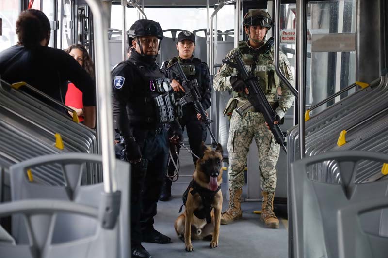 Puebla refuerza seguridad en Línea 2 del RUTA con Operativo Seguro