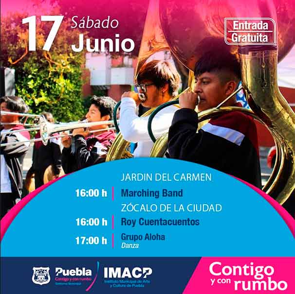 Puebla se llena de música, danza, artesanías y cuentos este fin de semana