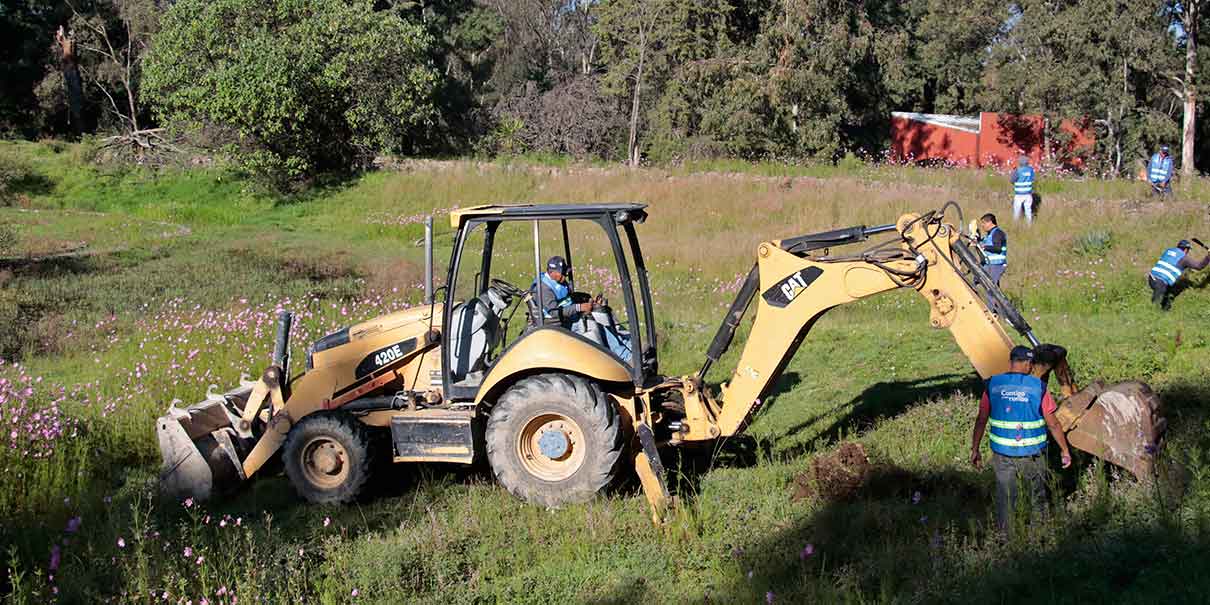 Dan banderazo a la rehabilitación del Parque del Ajolote en Xonacatepec