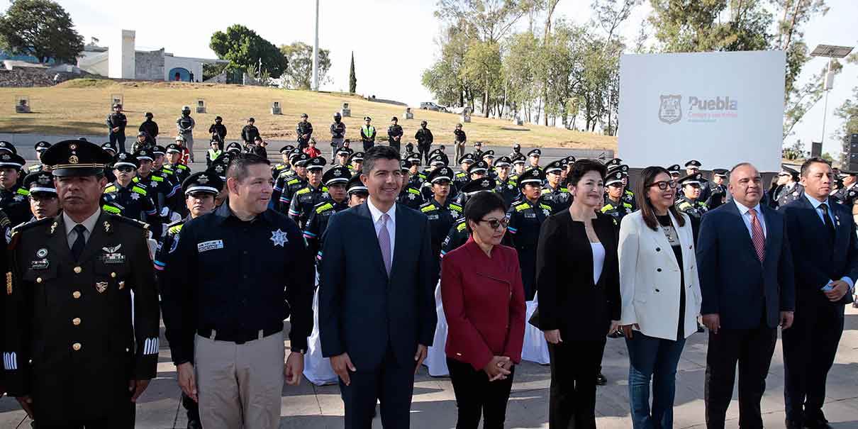 Refuerzan 61 nuevos cadetes a la policía municipal de Puebla