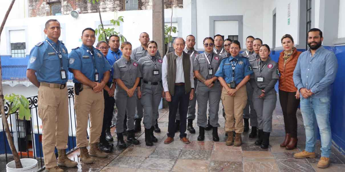 Refuerzan profesionalización de la Policía Turística en Puebla