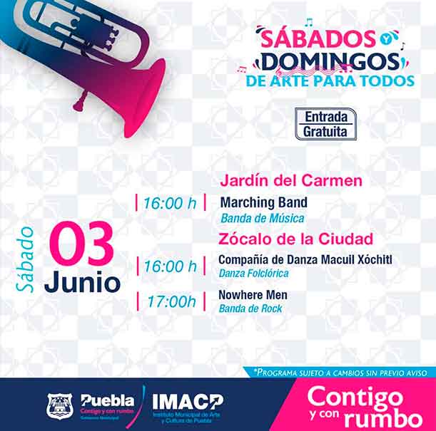 Regresan las actividades culturales al Centro Histórico de Puebla