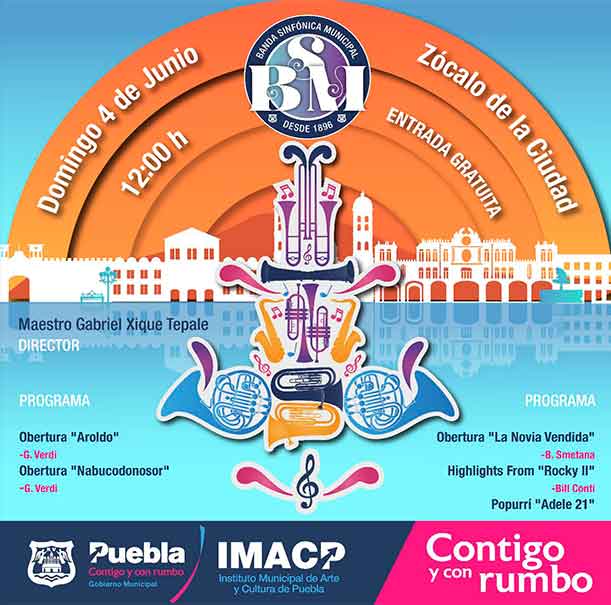 Regresan las actividades culturales al Centro Histórico de Puebla