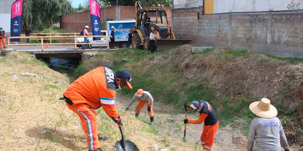 Retiran más de 136 toneladas de residuos sólidos en barrancas de la capital poblana