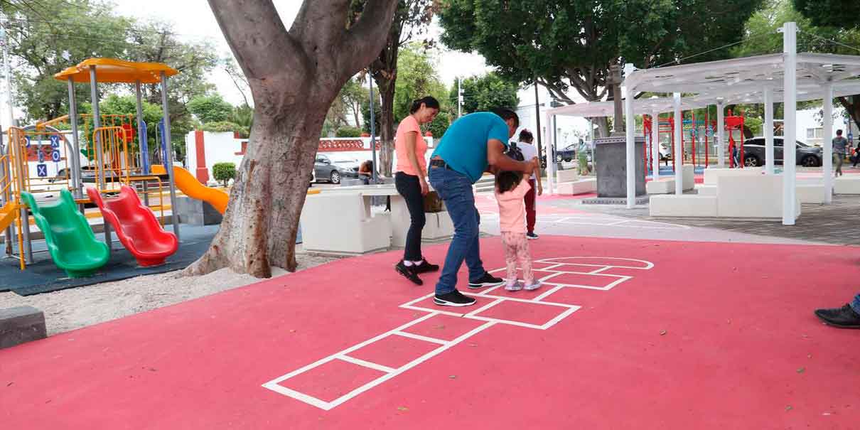 Habitantes de San Baltazar Campeche reciben parque renovado