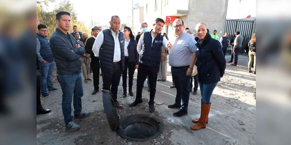 San Isidro Castillotla cuenta con nueva red de drenaje sanitario