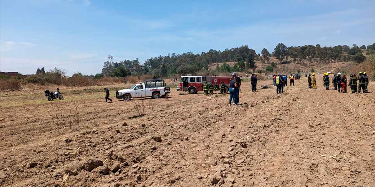 Se desploma avioneta en cerro Zapotecas, Puebla