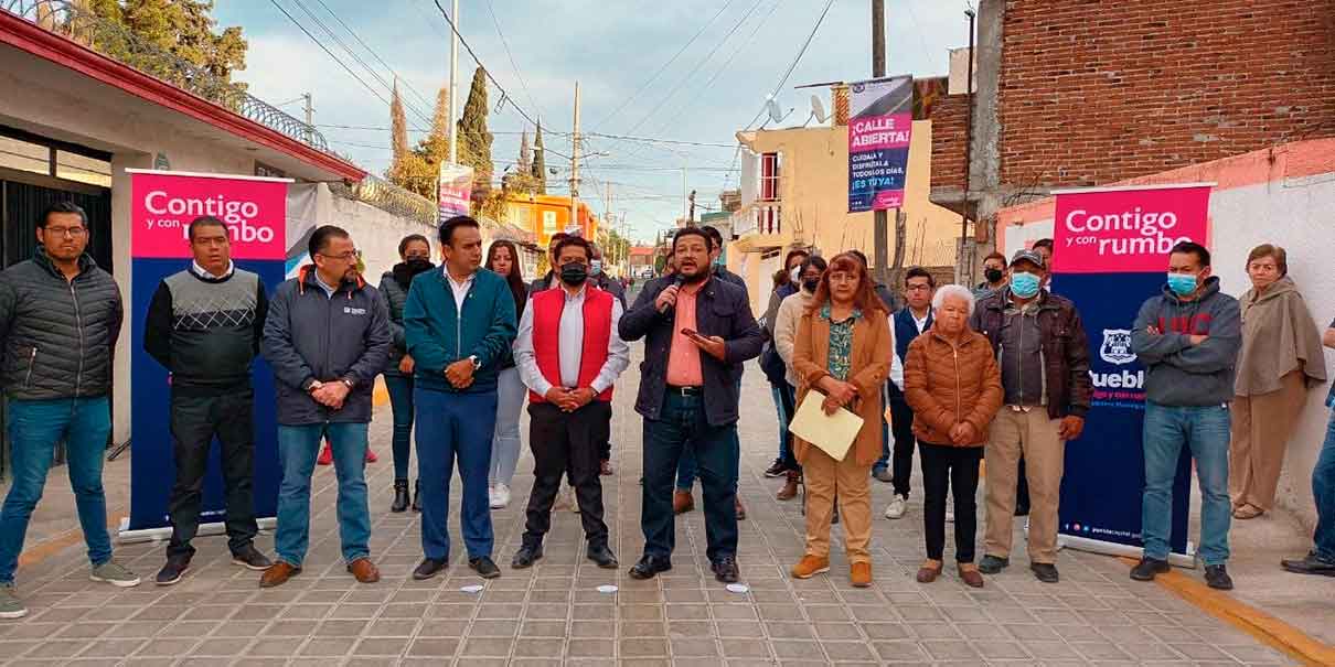 Dos calles más rehabilitadas en la colonia Joya y la Romero Vargas