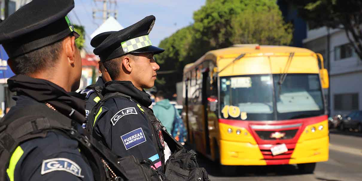Despliegan más de 7 mil quinientos operativos en transporte público en Puebla