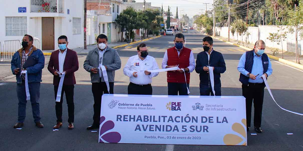 Sergio Céspedes y Eduardo Rivera entregan obra en la capital; beneficiará a un millón 600 mil habitantes