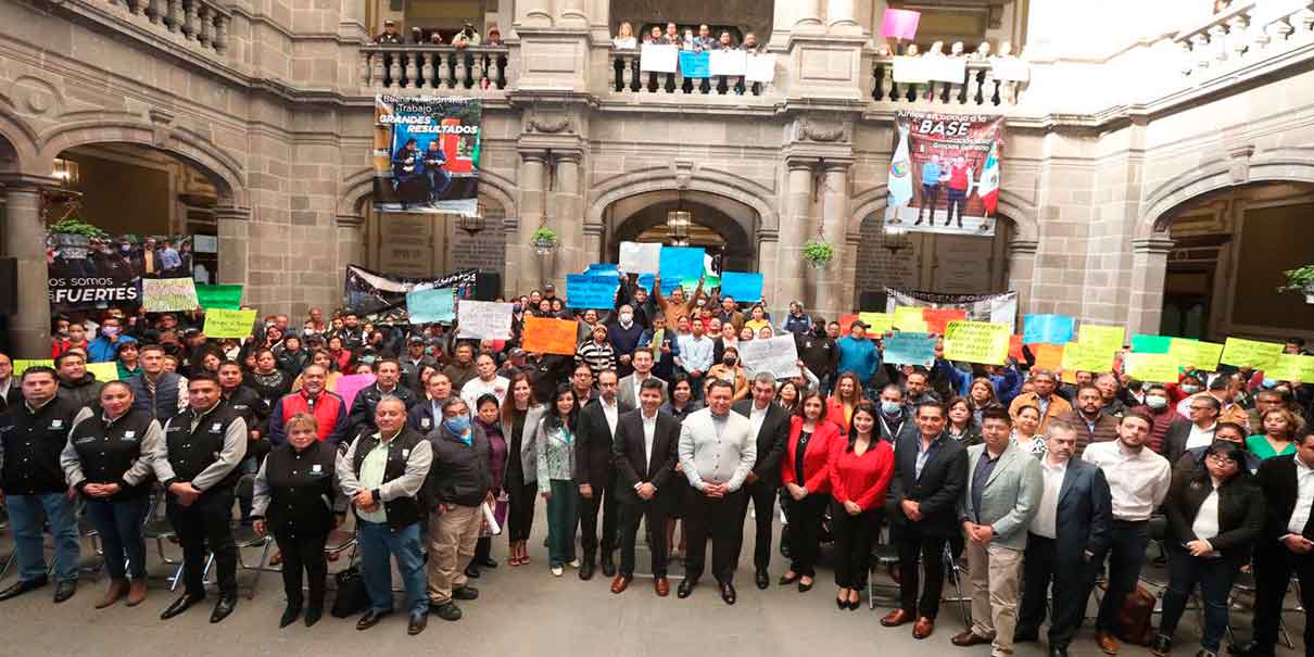 Trabajadores sindicalizados municipales con más prestaciones y 4% de aumento salarial