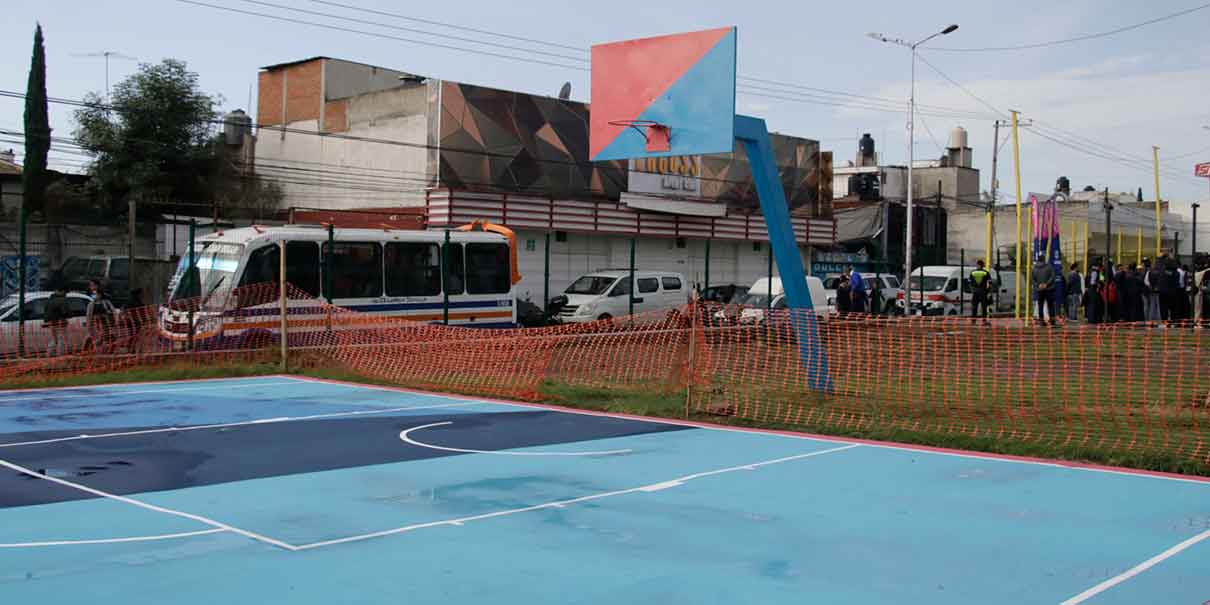 Supervisó Eduardo Rivera los trabajos de rescate del parque en la Popular Coatepec