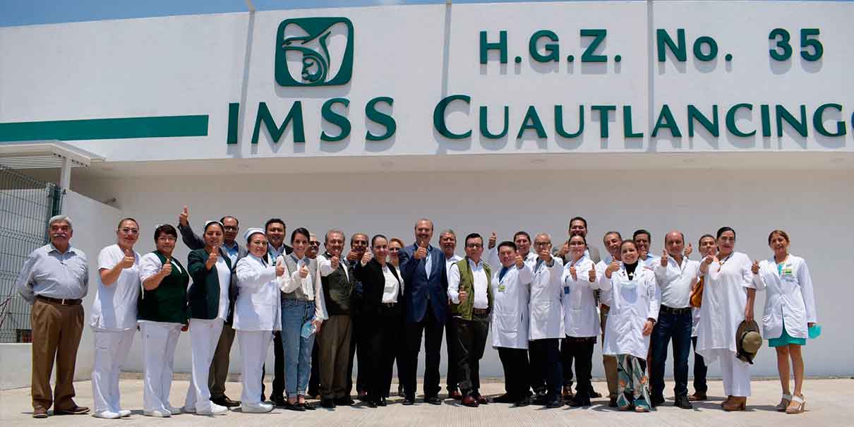 Supervisan autoridades del IMSS y miembros del Consejo Consultivo el nuevo HGZ No. 35 en Cuautlancingo
