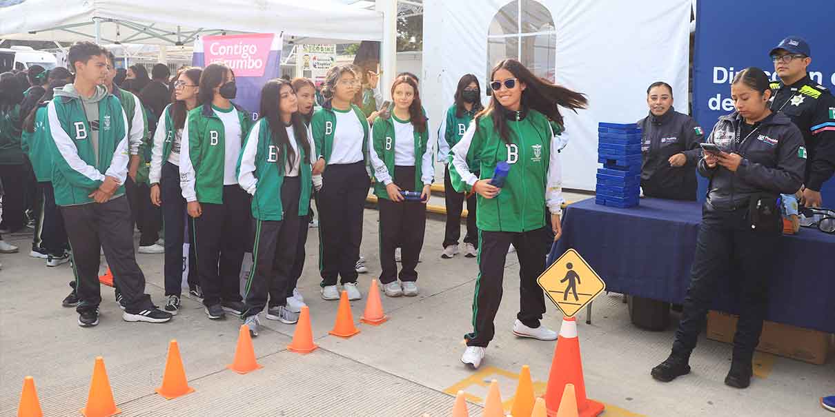 Talleres y acciones de seguridad municipal en prepa del BINE