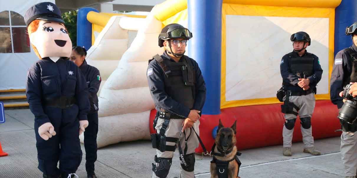 Talleres y acciones de seguridad municipal en prepa del BINE