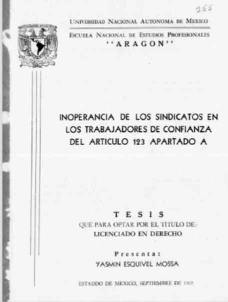 Tesis de ministra Yasmín Esquivel es “copia sustancial”, dictaminó FES Aragón