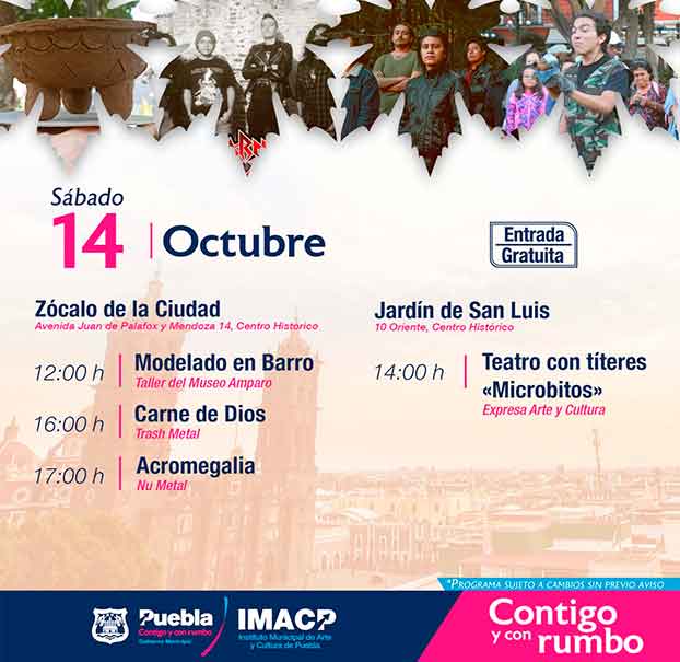 Ven al Paseo Bravo y el zócalo, fin de semana de teatro, música, ballet y cine