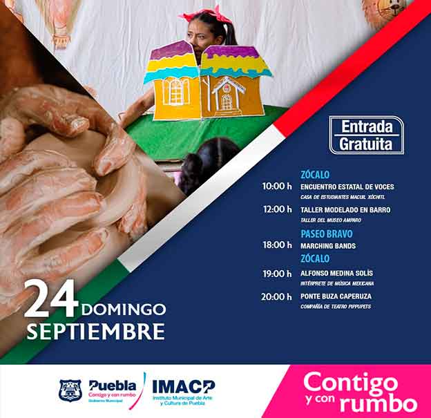 Ven al Paseo Bravo y el zócalo, fin de semana de teatro, música, ballet y cine