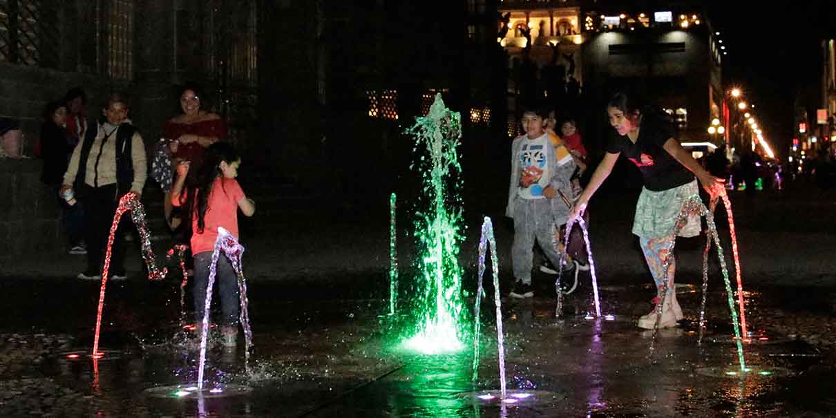 Ya puedes disfrutar de la iluminación patria en la ciudad de Puebla